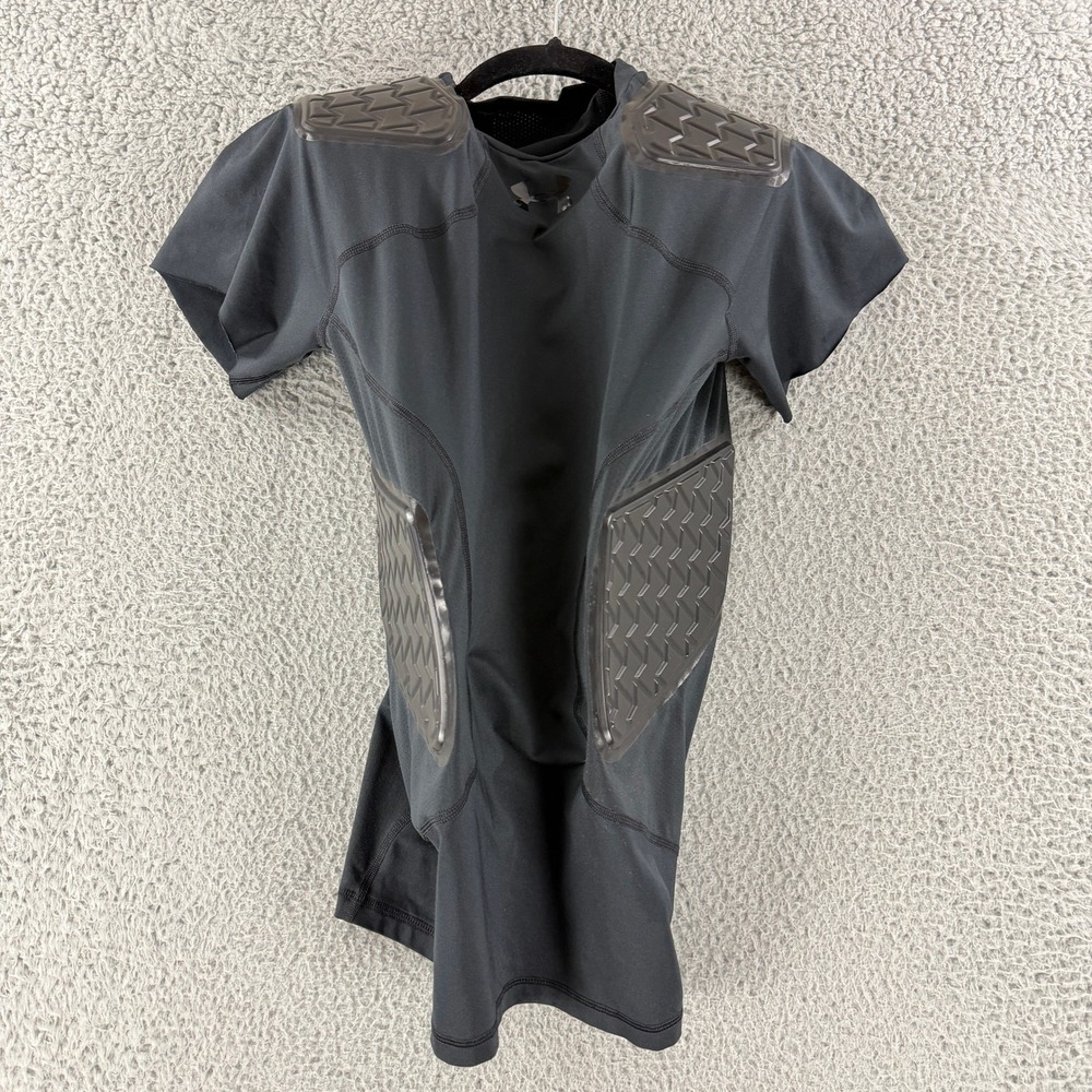 Under Armour Gameday Armour Padded Shirt Mens M‎ Black Football Compression Top